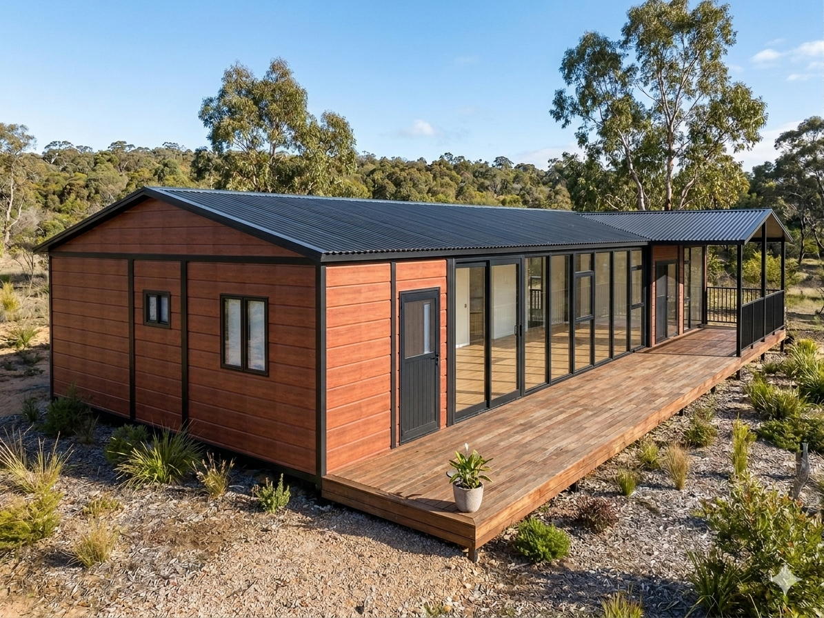 Container home exterior